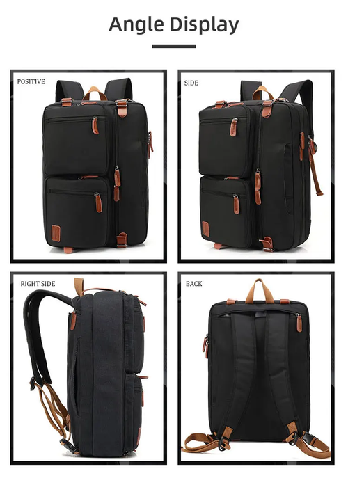 3-in-1 crossbody bag, single shoulder bag, notebook backpack