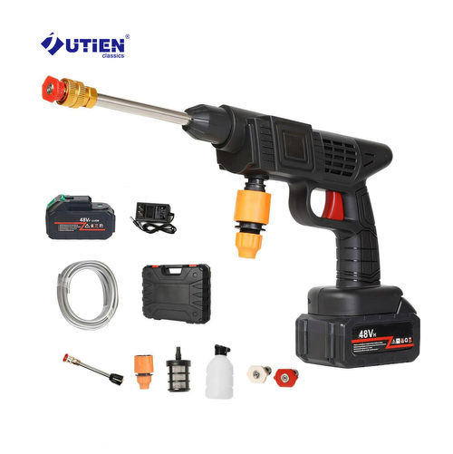 Electric high-pressure car wash gun