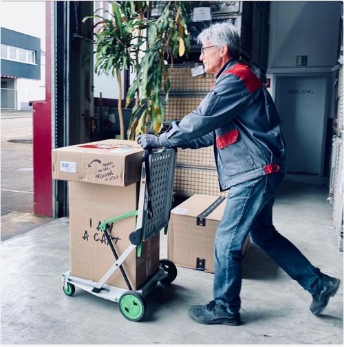 Multi use Functional Collapsible Carts | Mobile Folding Trolley | Shopping Cart with Storage Crate