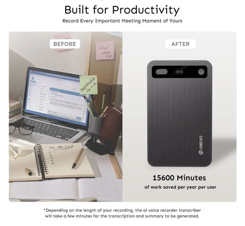 Magnetic AI-Powered Voice Recorder