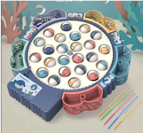 🎁 Children's electric rotary fishing toys Multi-functional educational toys