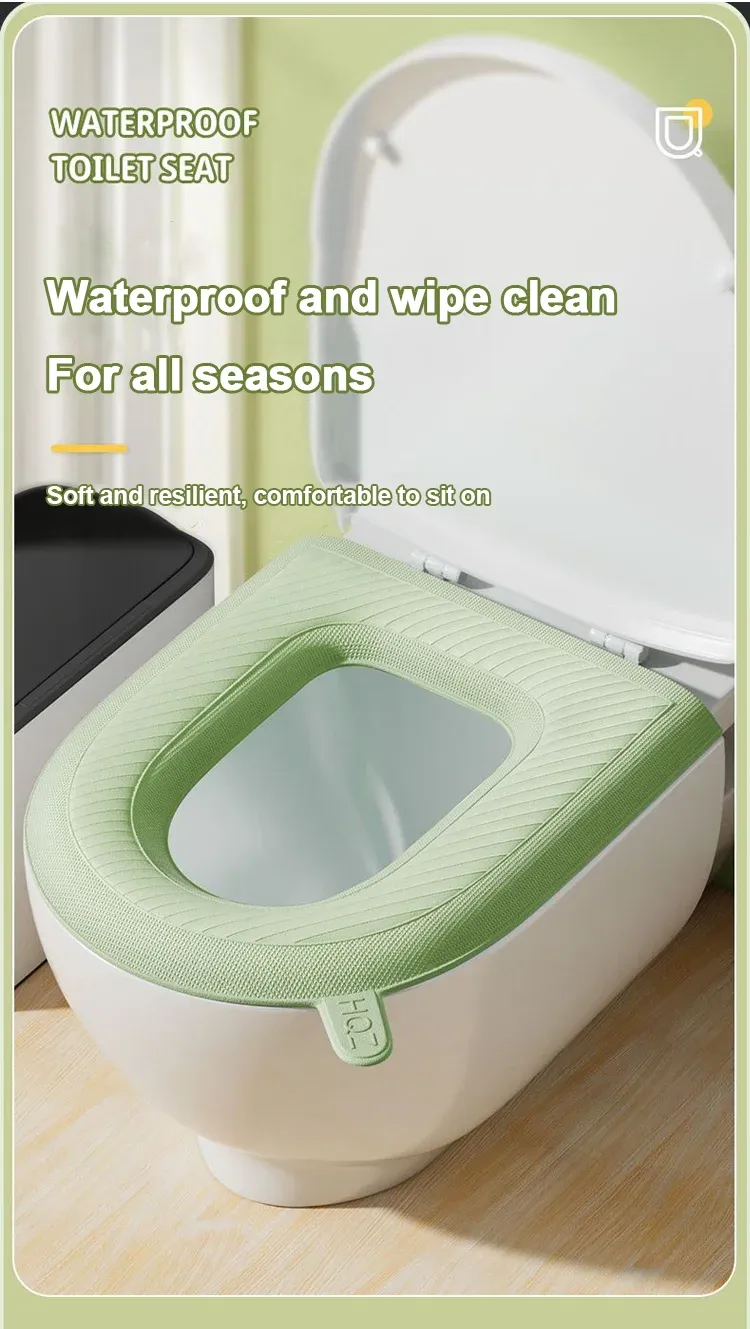 🎁Hot Sale Offers💦Waterproof Toilet Seat Cushion（Buy 1 get 1  free 2）