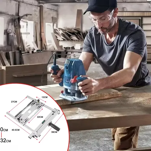 Precision Woodworking, Linear Cutting Edge Locator for Panel Processing, Compatible for Wood Boards & Large Panels