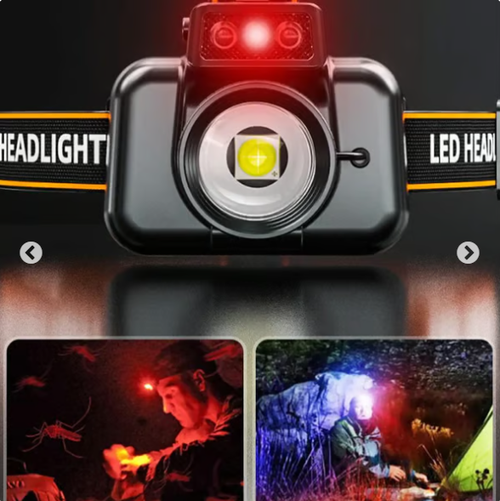 💡🔦Portable Zooming Led Head Lamp Fishing Headlight Mountaineering Camping Headlamp Hiking Light Torch Flashlight