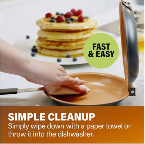 💕 DOUBLE SIDED NON-STICK FRYING PAN