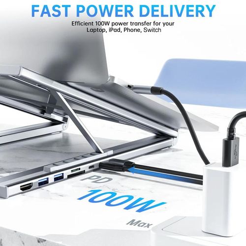 💥Hot Selling💥 USB-C docking station laptop stand with 4K HDMI port