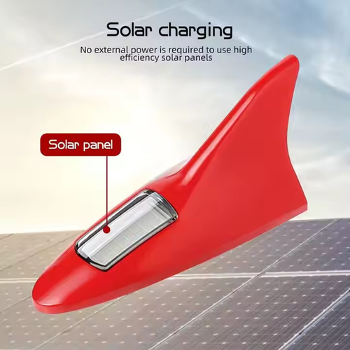 Auto Shark Fin Solar Warning Lights