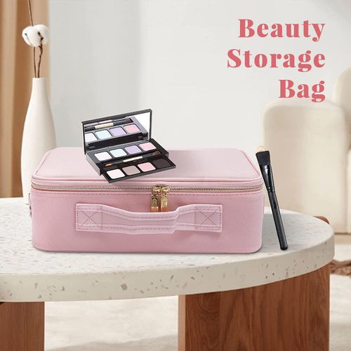 🔥Siste dag salg 49%🔥Reise sminkeorganiseringsveske med opplyst LED-speil (Gratis frakt)