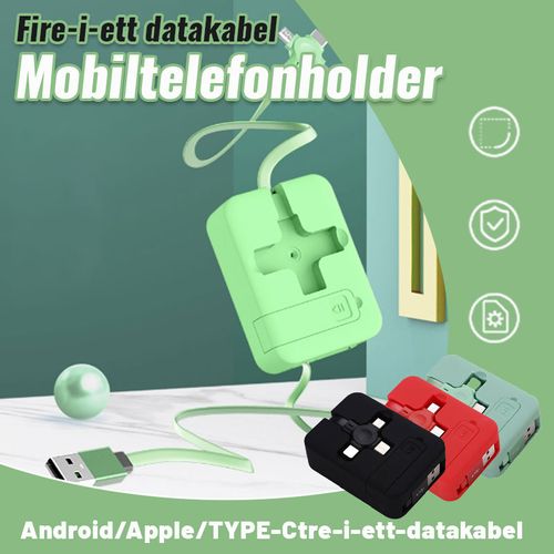 🔥Hett salg -35% rabatt🔥4-i-1 datakabeltelefonstativ