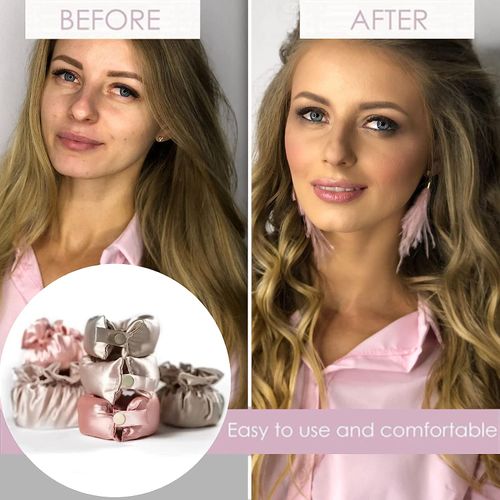 (🔥NÅ HETT SALG - 49% AVSLAG)-Satin varmefri krøllingssett