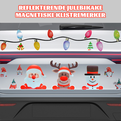 Jule-reflekterende magnetiske klistremerker