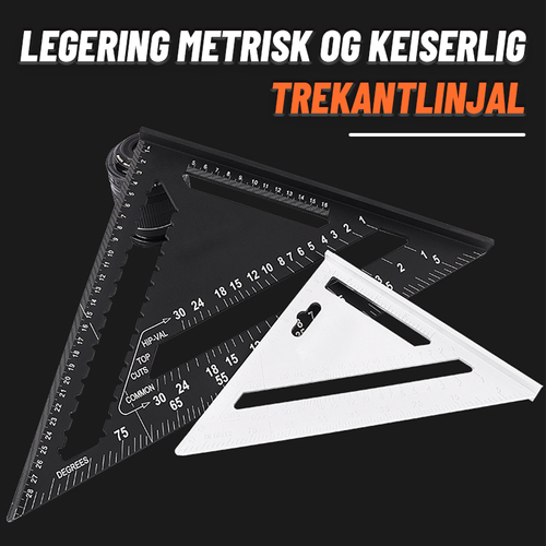 📐Trebearbeidende trekantlinjal