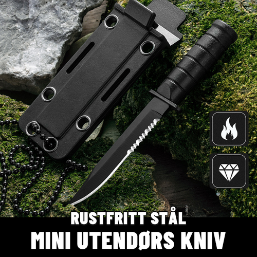 🔥Tidsbegrenset tilbud-45% rabatt✨Mini Overlevelsesknivkjede