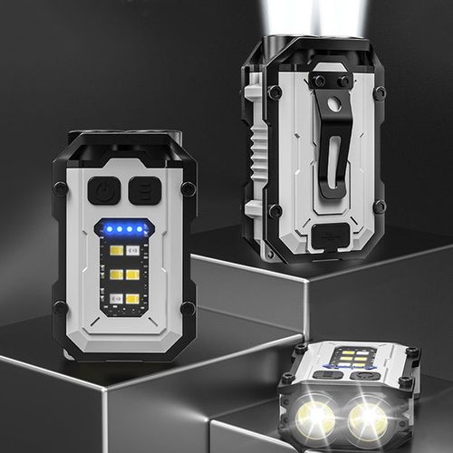 🔥Hett Salg-45% rabatt🔥Multifunksjonell Utendørs Nøkkelringlampe