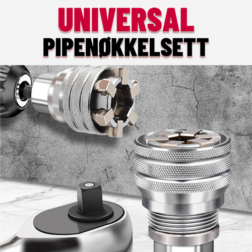 Universal Pipenøkkelsett