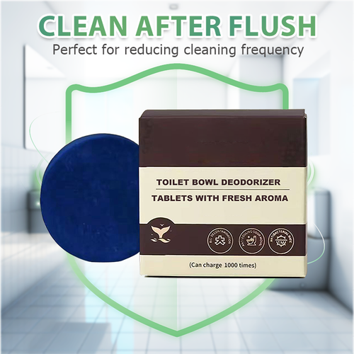 Toilet Bowl Deodorizer Tablets with Fresh Aroma (1 tablet = 3 regular tablets) 🧼