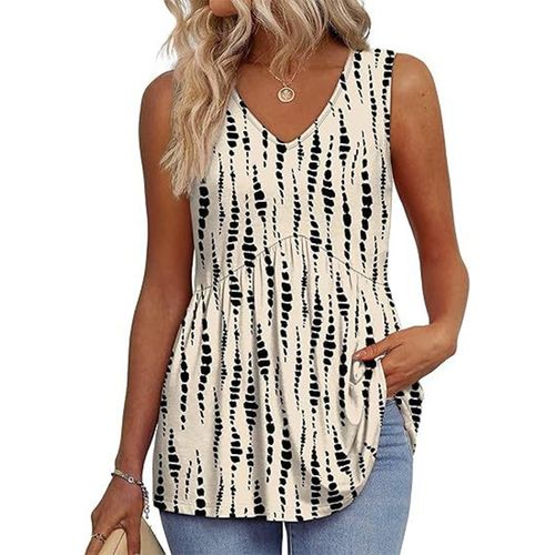 🌞Time-limited Special⏰Women's Elegant Sleeveless V-Neck Top👚