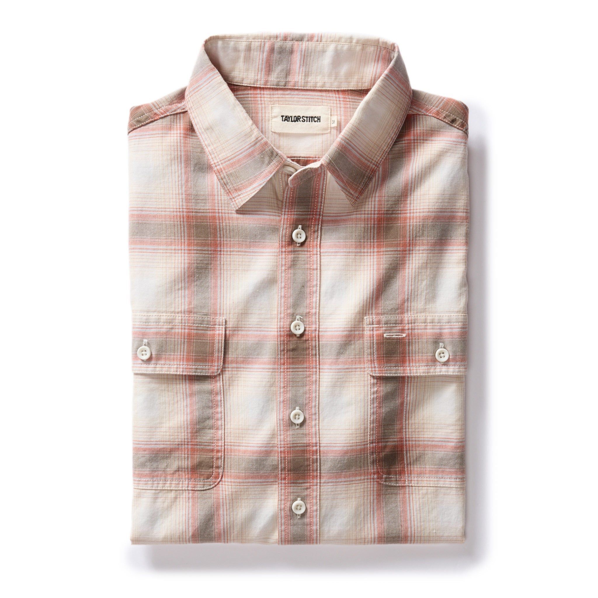 Wneoo Craftsman Shirt in Brick Shadow Plaid