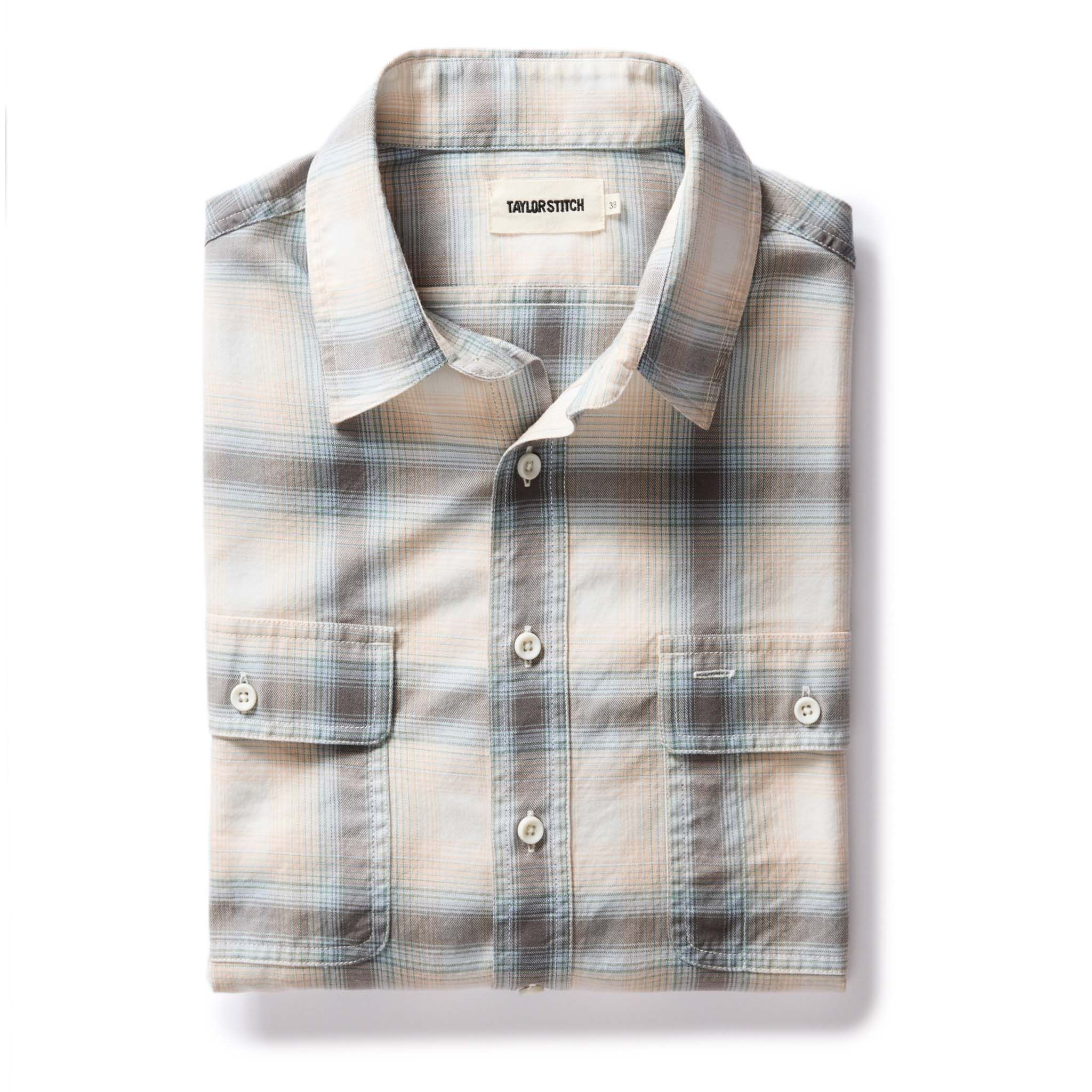 Wneoo Craftsman Shirt in Sky Shadow Plaid