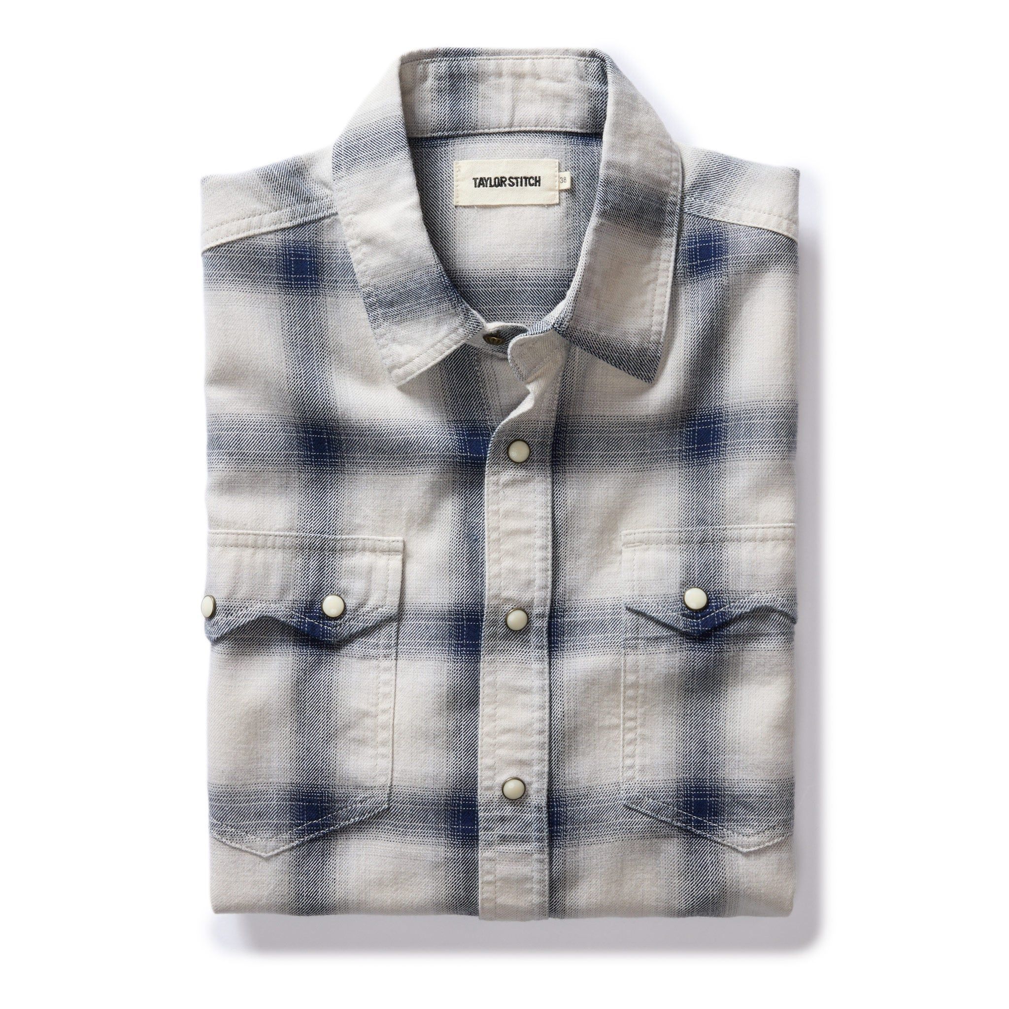 Wneoo Frontier Shirt in Indigo Shadow Plaid