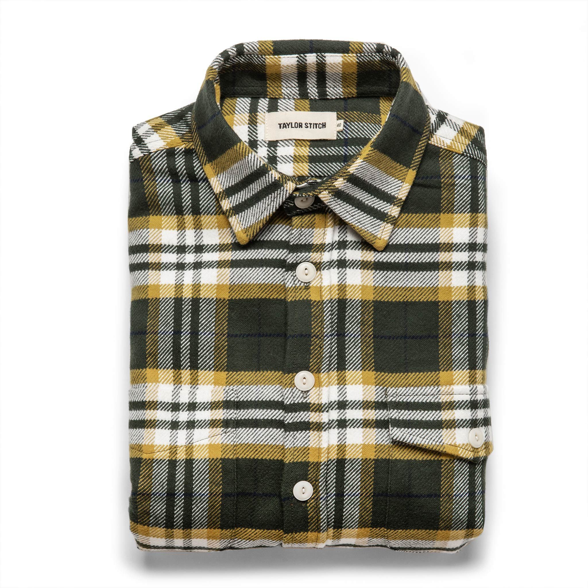 Wneoo Crater Shirt in Green Plaid