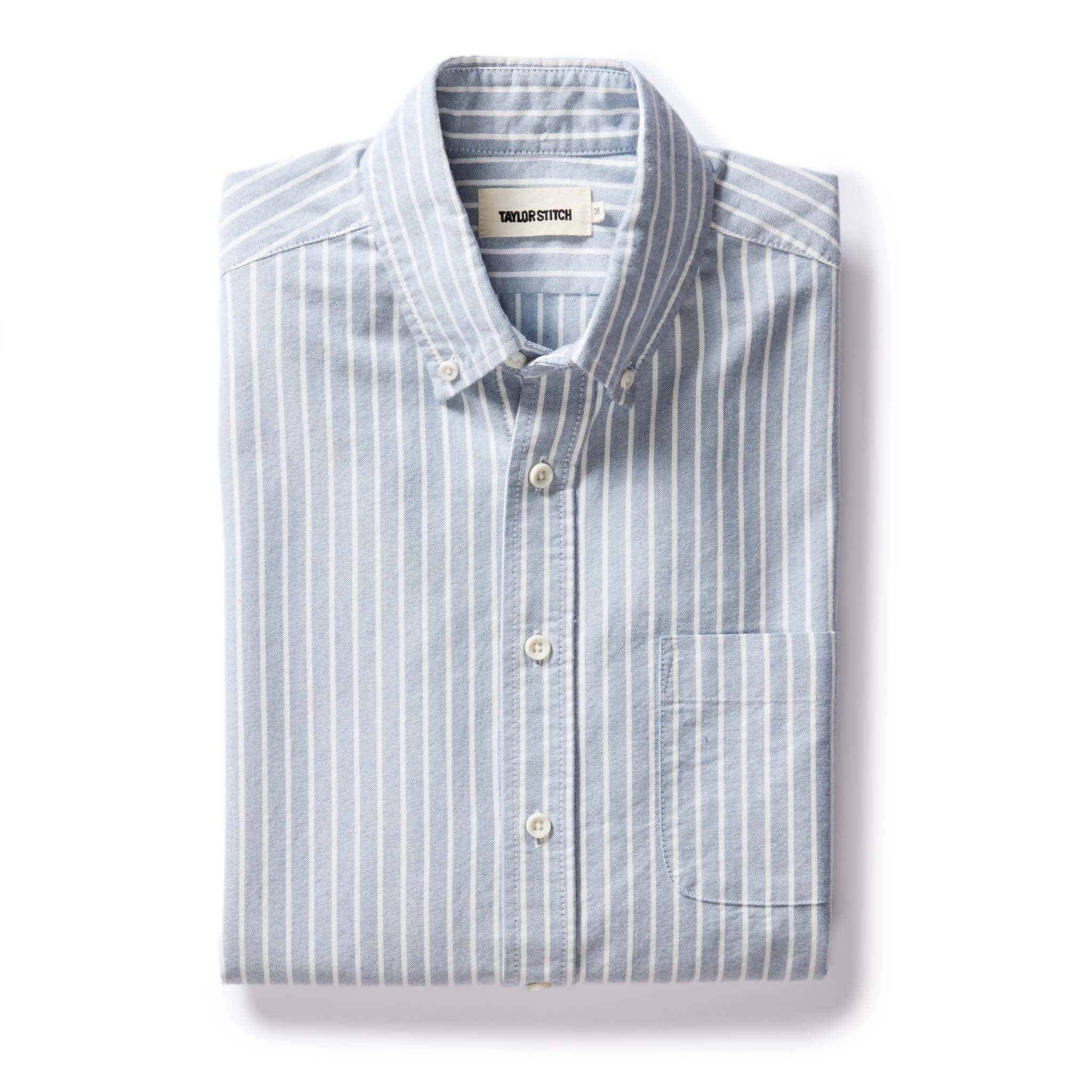 Wneoo Jack in Blue Stripe Oxford