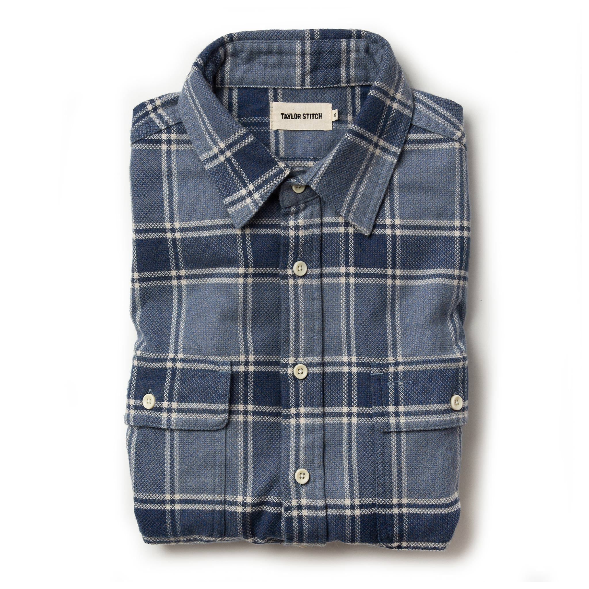 Wneoo Ledge Shirt in Navy Plaid