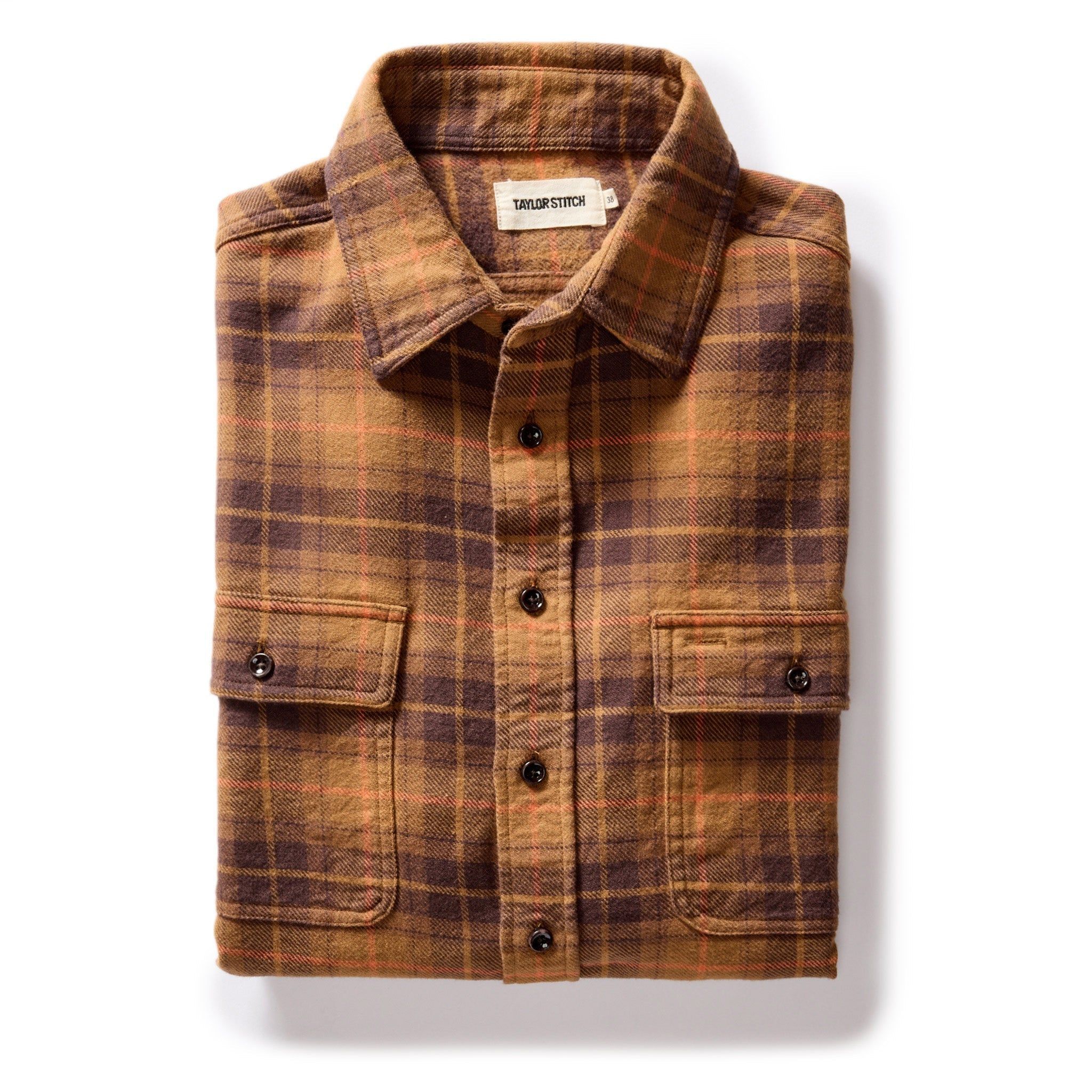 Wneoo Ledge Shirt in Tarnished Brass Plaid