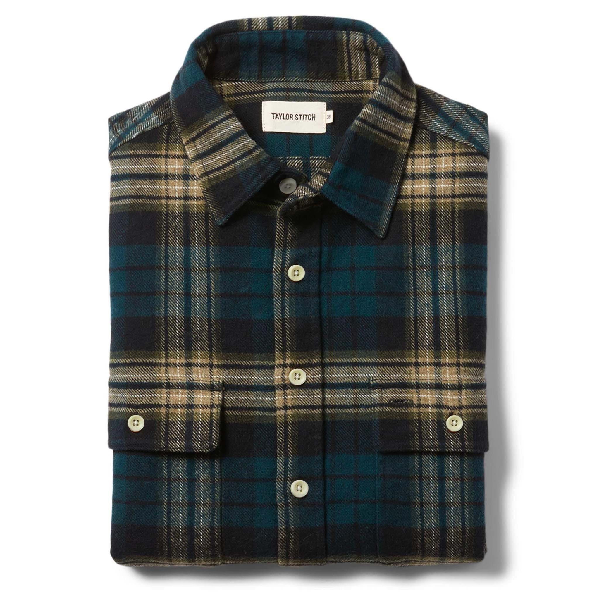 Wneoo Ledge Shirt in Deep Sea Plaid