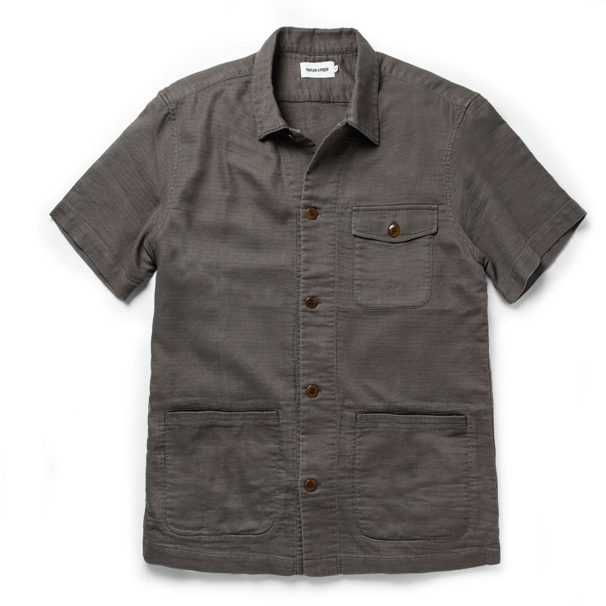 Wneoo Caravan Shirt in Walnut Double Cloth