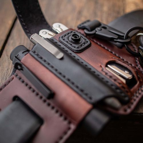Five Rad Corruha Cowhide Tactical Multi-Function Belt Cover