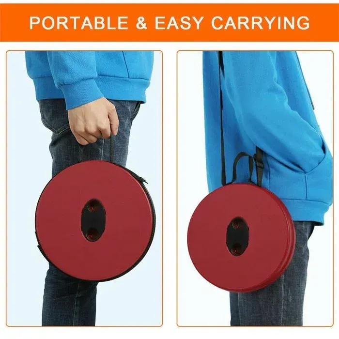 retractable folding seat