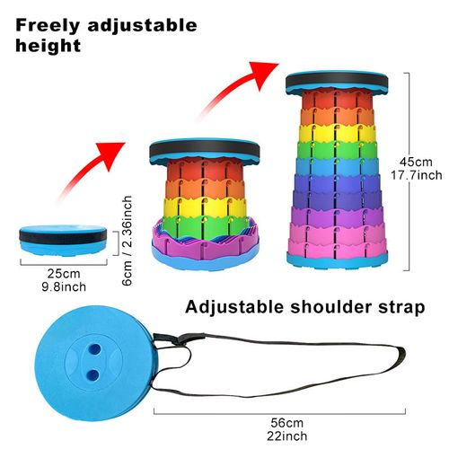 retractable folding seat