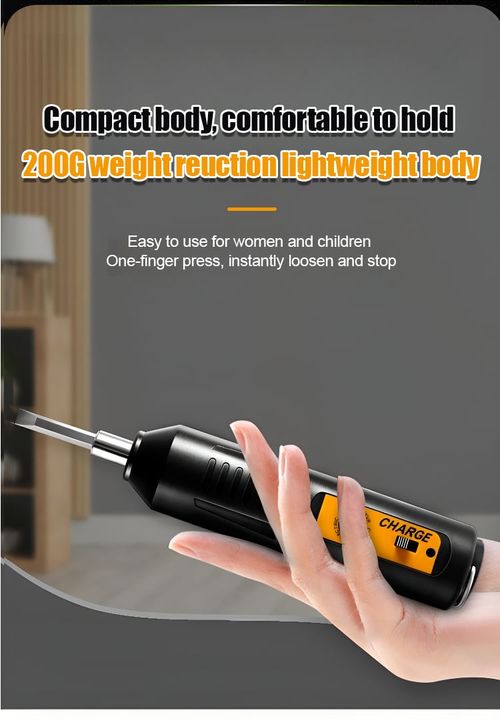 Household portable electric screwdriver set