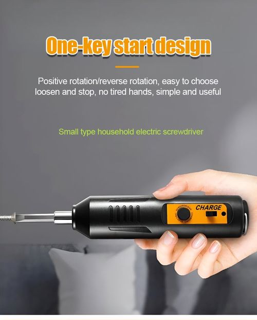Household portable electric screwdriver set