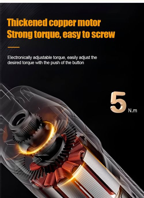 Household portable electric screwdriver set