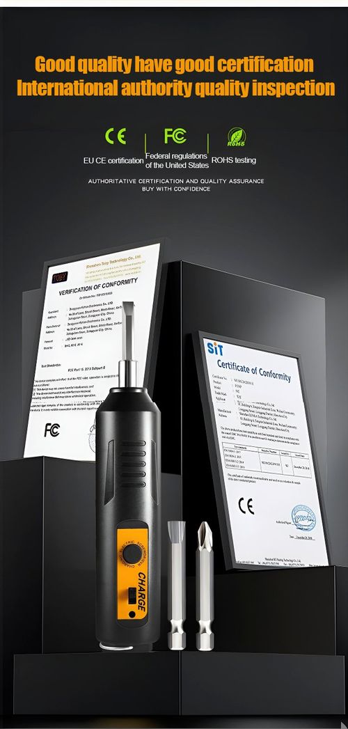 Household portable electric screwdriver set