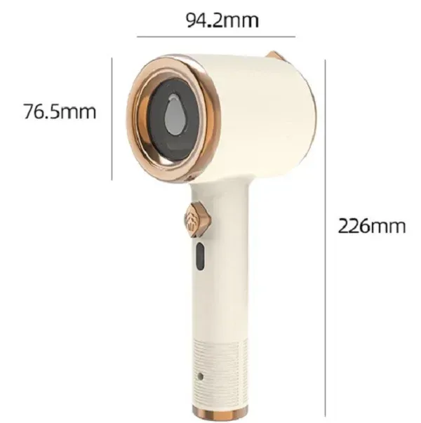 Handheld iron for hanging ironing
