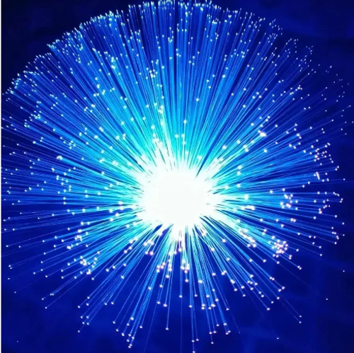 Crystal Base Fiber Optic Lamp