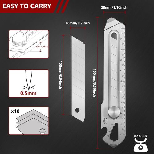 🔥Hot-selling tool🔥 6-in-1 multifunctional utility knife