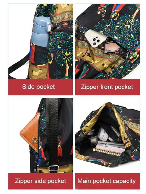 Foldable drawstring sports backpack with large capacity for wet and dry separation