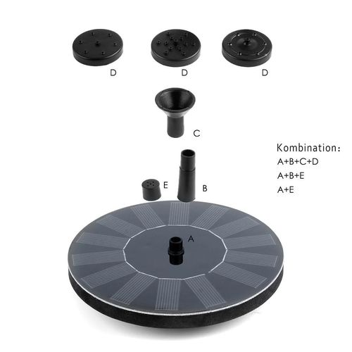 🔥💯Solar-Powered Bird Fountain Kit👇