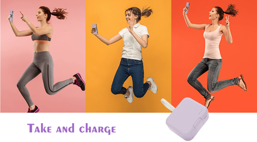 🎉Hot Sale 49% OFF🎁-Portable Wireless Charging Treasure Mobile Phone Holder⚡Free Shipping