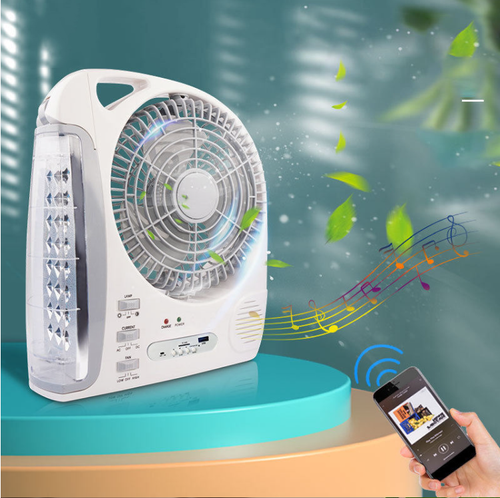 🔥🔥🔥Charger portable Multi Function fan with AM FM Radio  solar Rechargeable🔥🔥🔥
