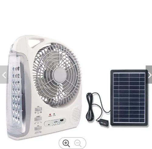 🔥🔥🔥Charger portable Multi Function fan with AM FM Radio  solar Rechargeable🔥🔥🔥