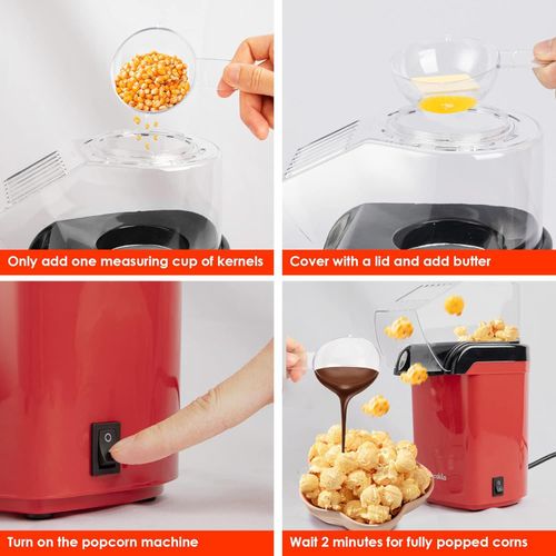 2023 The latest electric popcorn machine less oil and low fat health