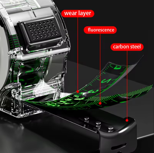 Thickened Film-coated Durable Measuring Tool Tape  Sided  Fluorescent