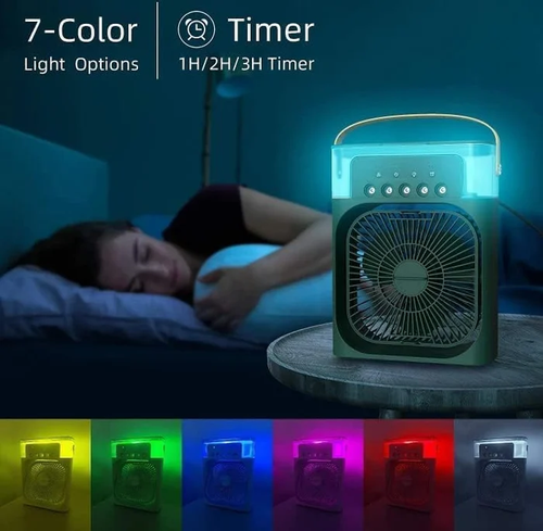 (💥SUMMER HOT SALE- 47% OFF💥)Portable Ice Fan Air Cooler With water For Frost Cube Fan