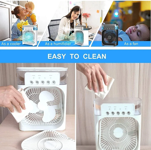 (💥SUMMER HOT SALE- 47% OFF💥)Portable Ice Fan Air Cooler With water For Frost Cube Fan