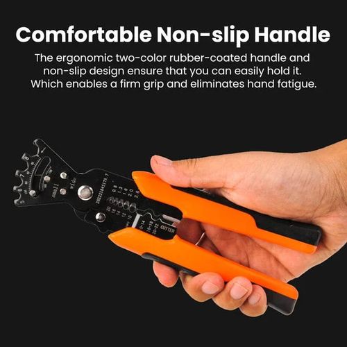 5-in-1 Cable Crimping Tool Wire Stripper Cutter Multipurpose Electricians Pliers